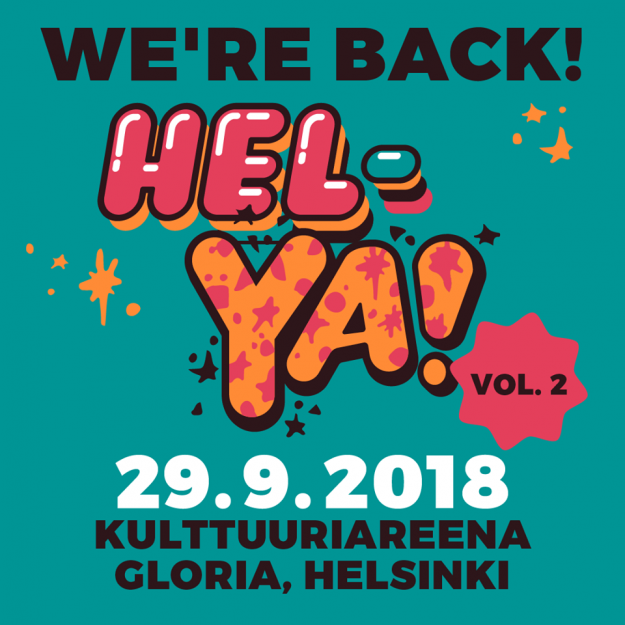 Hel-YA! - tapahtuman juliste