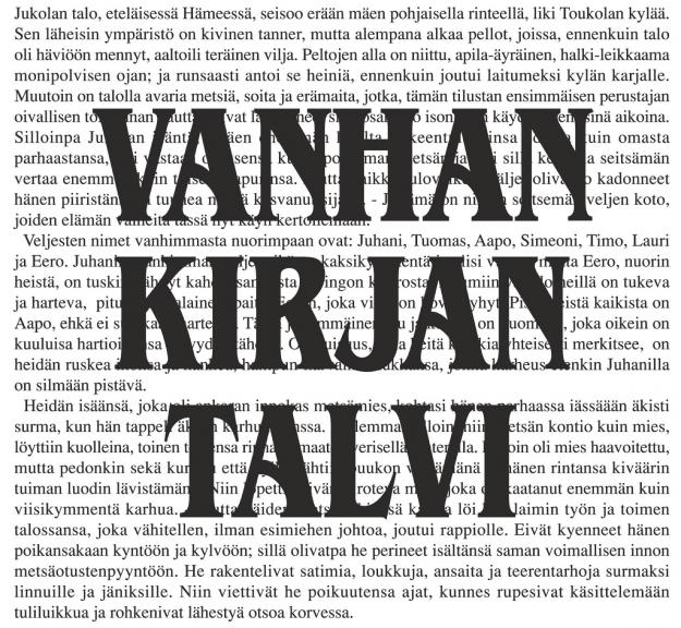 Vanhan kirjan talvi -logo