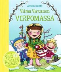Vilma Virtanen virpomassa - kirjan kansikuva